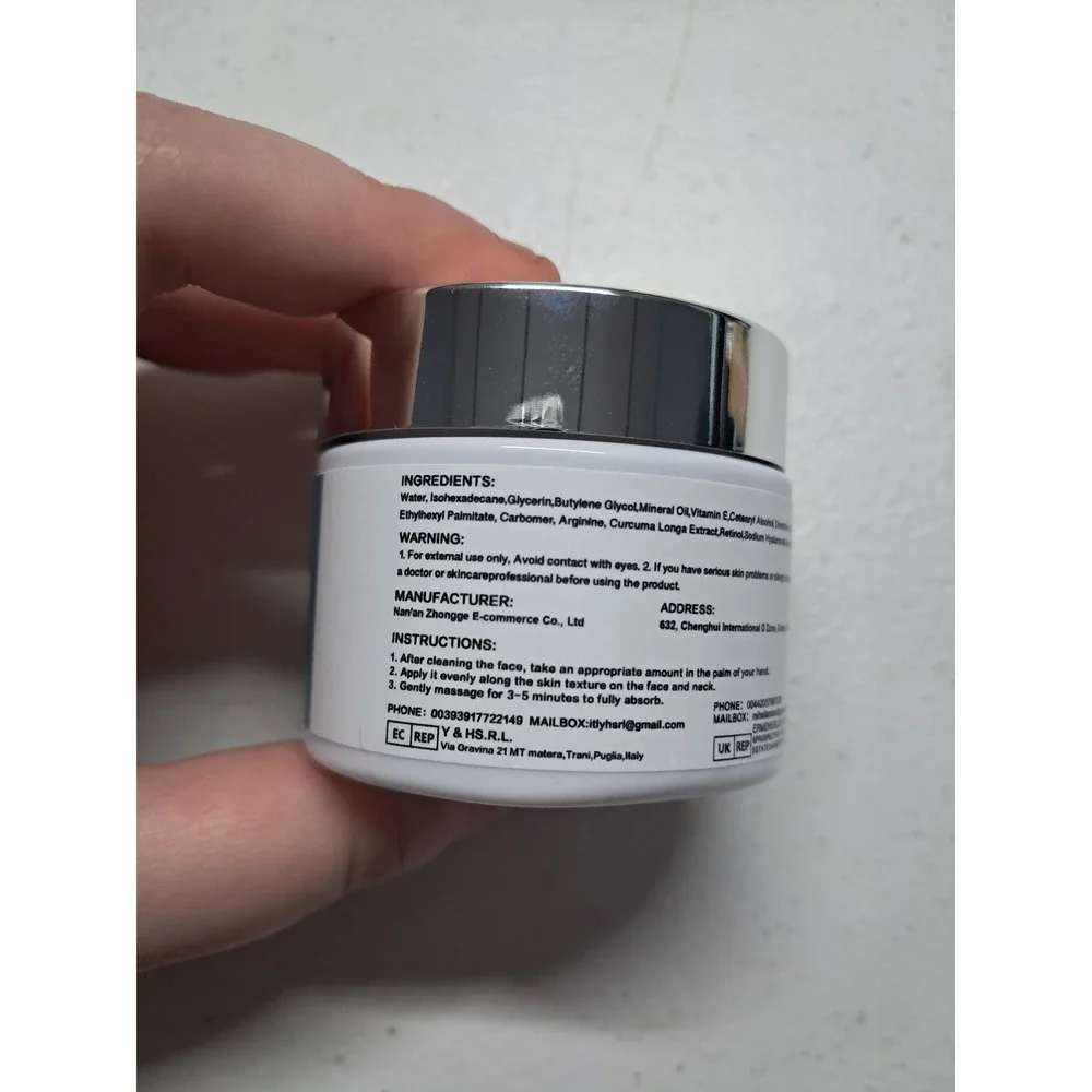 Viegoo Crepey Skin Tightening Firming Cream Retinol Collagen Face Neck 60g 2.12o